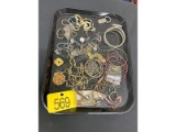 Tray of Costume Jewelry