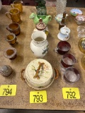 Row of Glassware