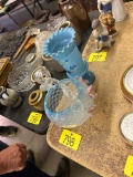 2 Blue Vases