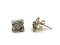 10KT Yellow Gold Natural Emerald (0.04ct) and Diamond (0.01ct) Earrings