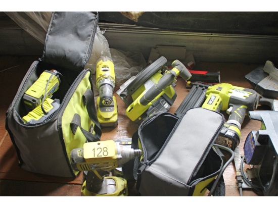 Ryobi 18V Lithium Tool Set With Batteries & Charger