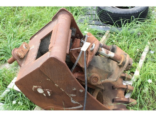 22" Excavator Bucket With Hydraulic Quick Connect