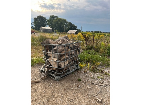 Tote of Seasoned Firewood
