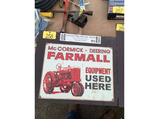 McCormick Deering Tin Sign