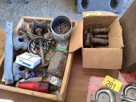 Pipe Fittings, Wood Chisels, Etc.