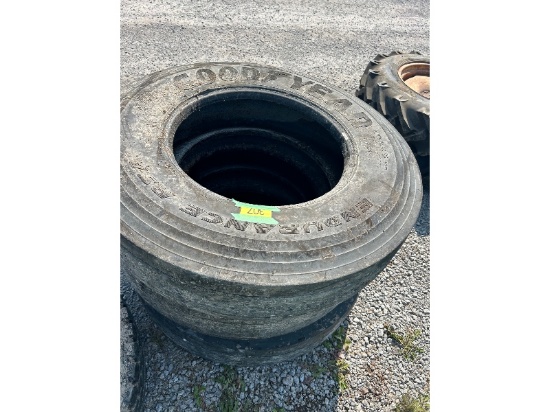 3 - Goodyear 11R22.5  Tires