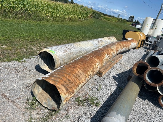 16' & 20' - 18" Steel Culverts on Skid