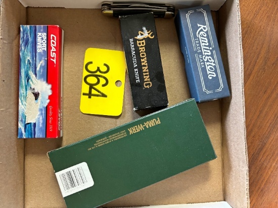 New Puma, Browning, Remmington and Coast Knives