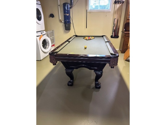 Brunswick Billiard Table 4' x 7' Regulation Size Plus Accessories