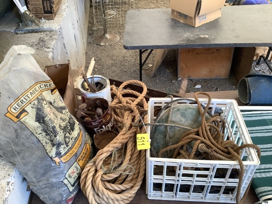 Hinges, Spikes, Coal, Etc.