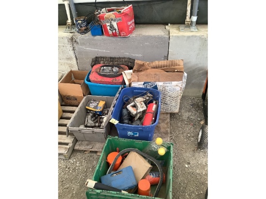 Skid of Assorted Air & Power Tools, Etc.
