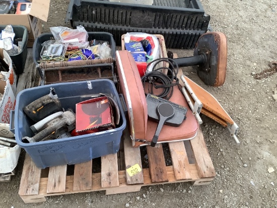 Skid of Assorted Marine & Boat Parts