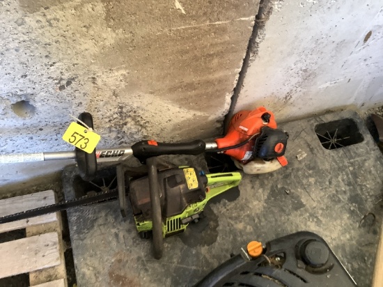 Echo Trimmer & Poulan Chainsaw