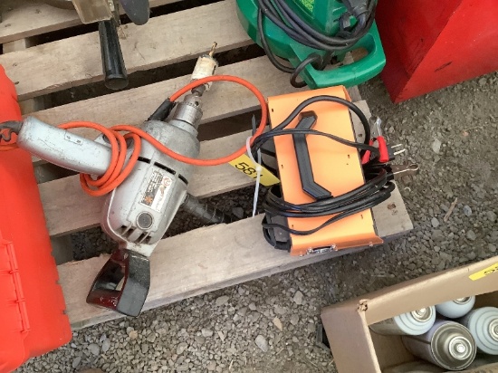 Battery Charger & Drill