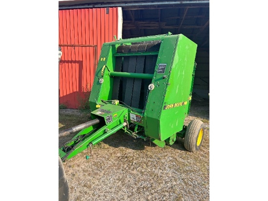 335 John Deere Round Baler:  Twine Tie, Baler Kicker