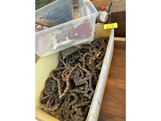 Assorted Roll Chain & 2 Hatchets