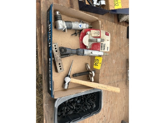 Air Wrenches, Pipe Bender, Tray of Grommets