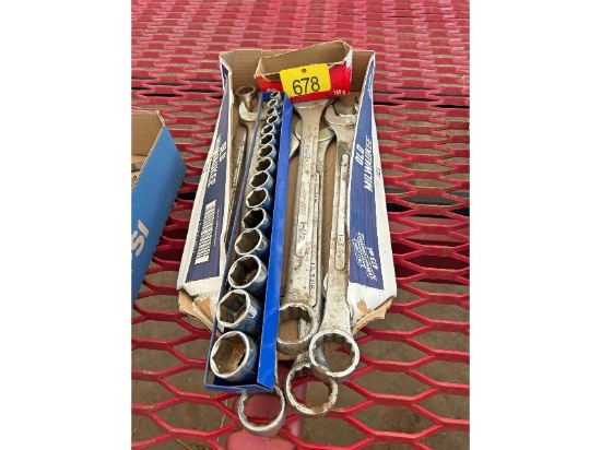 Set of Large Imperial Wrenches & Socket Set