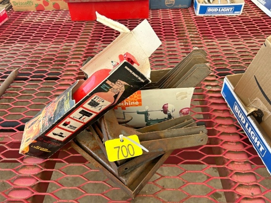 Steel Shelving Bracket & Fire Extinguisher