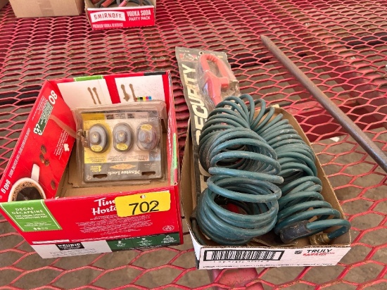 3 Gun Locks, Air Hose & Security Bar