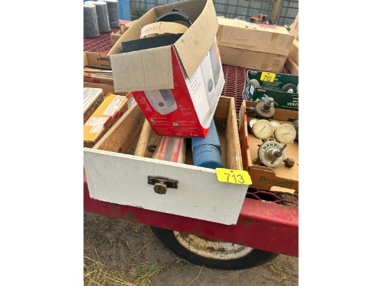 Tray with Welding & Soldering Rod Plus Welding Helmet