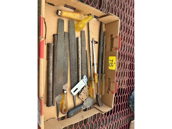 Boxes of Files & Screwdrivers