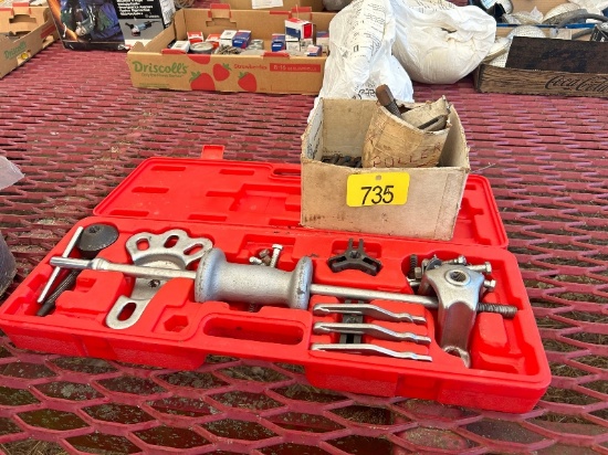 Hammer Puller Kit Plus Box of Bolts & Smaller Puller