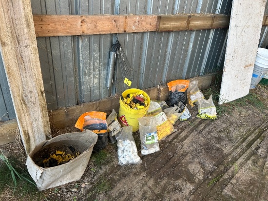 Assorted Electric Fence Insulators, Etc.