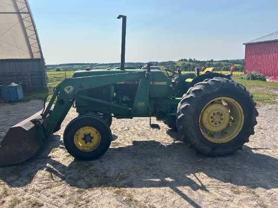 1640 John Deere  Diesel Tractor with 145 Front End Loader