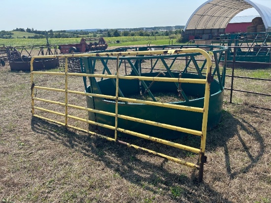 12' Tube Steel Gate with Hinges