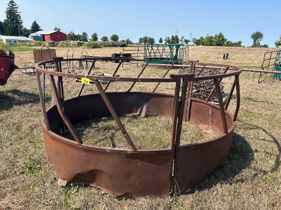 Used Round Bale Feeder