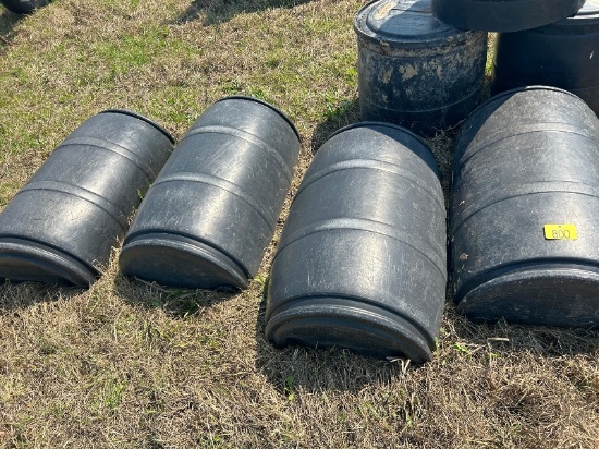 4 Plastic Troughs