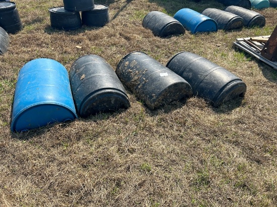 4 Plastic Troughs