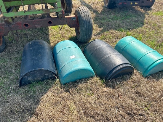 4 Plastic Troughs