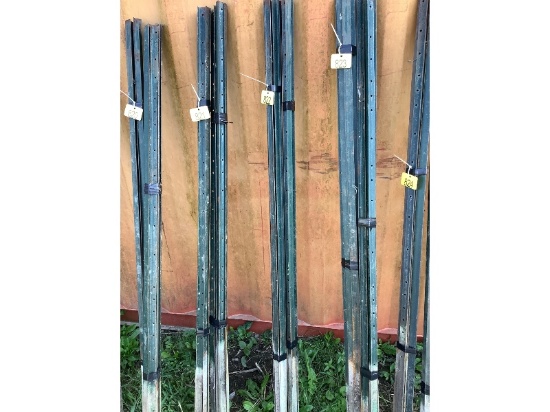 10 - 6' Green Steel Stakes