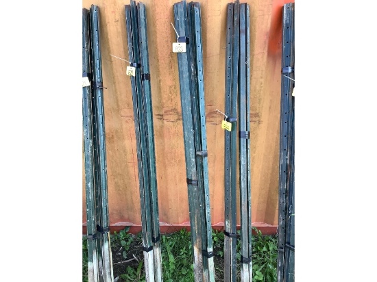 10 - 6' Green Steel Stakes