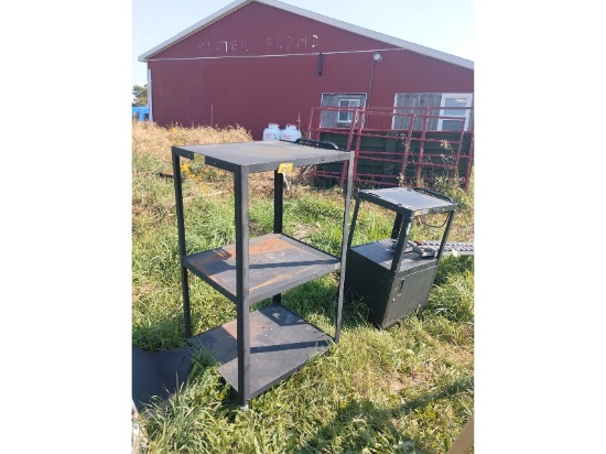 3 Tier Metal Shelf on Wheels