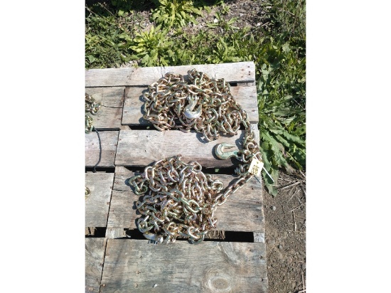 2 New 20' 3/8" G80 Chains