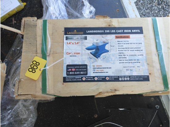 New Land Honor 200lb Cast Iron Anvil