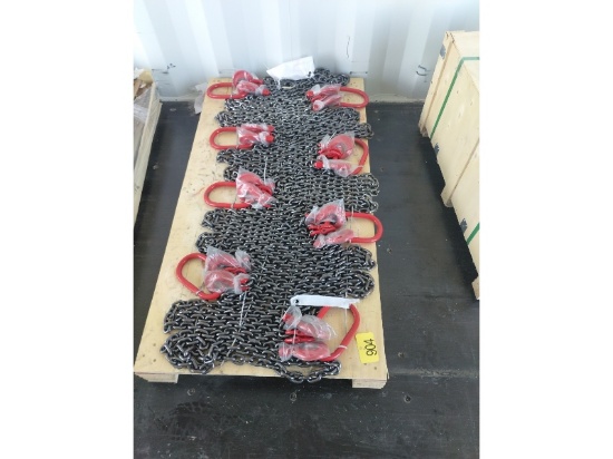 8 New 5/16" 7' G80 Chain Slings