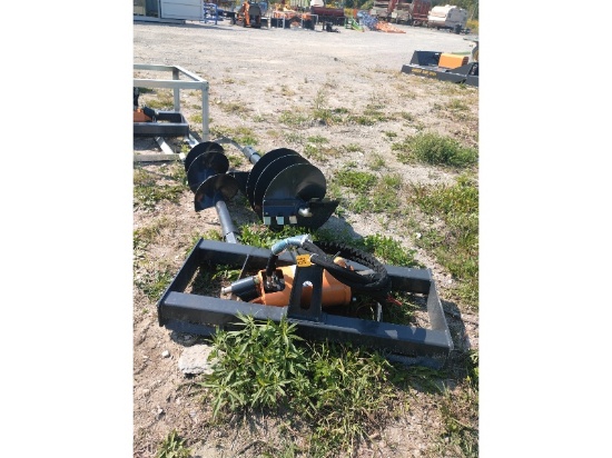 New Wolverine Skid Steer Hydraulic Auger
