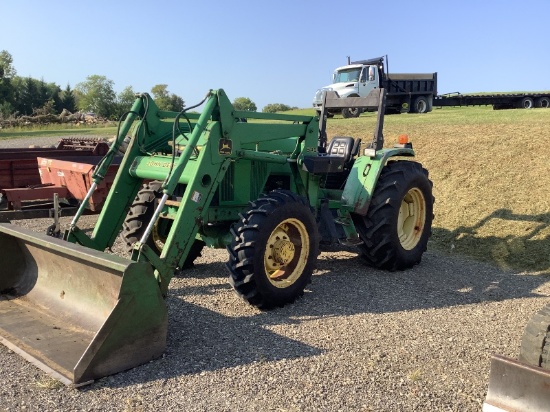 John Deere 6200L MFWD Tractor With 640 Loader