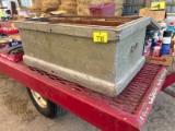 Old Pine Carpenter's Box with Key Lock