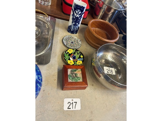 Row of Glassware
