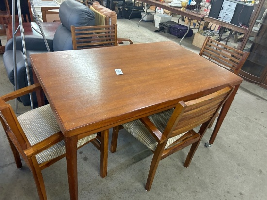 Teak Table & 4 Chairs
