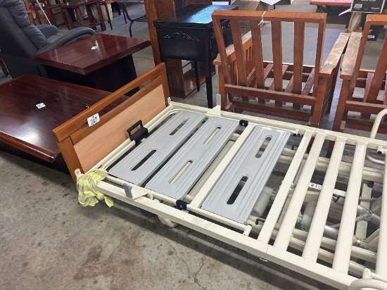 Teak Medical Bed - Like New