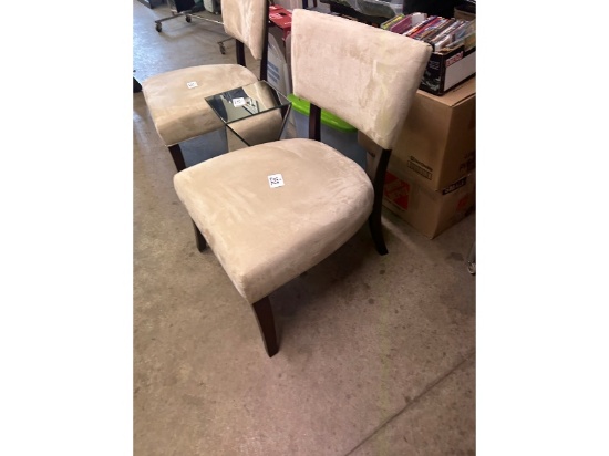 Suede Side Chair - Like New