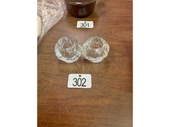 Kosta Body Candle Holders