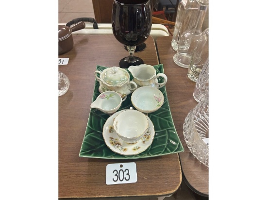 Row of Glassware