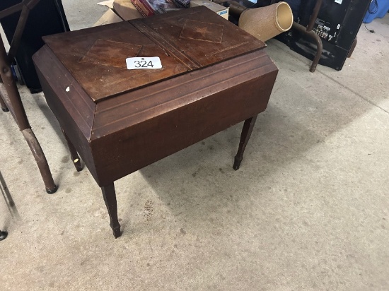 Inlaid Sewing Cabinet